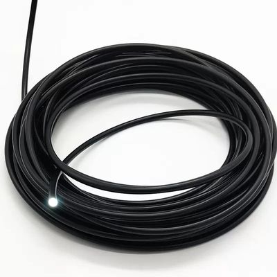 Evesoar Super Bright Soft Solid Black Sheathed Optical Fiber End Glow Cable Swimming Pool Lighting Underground Lamp Underwater Lamp Plastic Optical Fiber (Core diameter0.16in/length328ft)