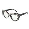 COTIA Reading Glasses for Women Blue Light Blocking Cat eye Computer Rhinestone Fashion Reader Eyeglasses (black, 4, multiplier_x) view 3