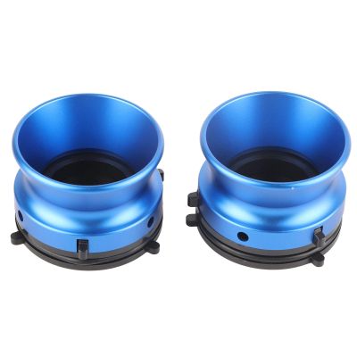 Aluminum 10 Inch Opener, Professional Lockable Easy Installation 1 Pair Nab Reel Hub Adaptors Universal Loading Device for Reel to Reel Tape Recorders (Blue)