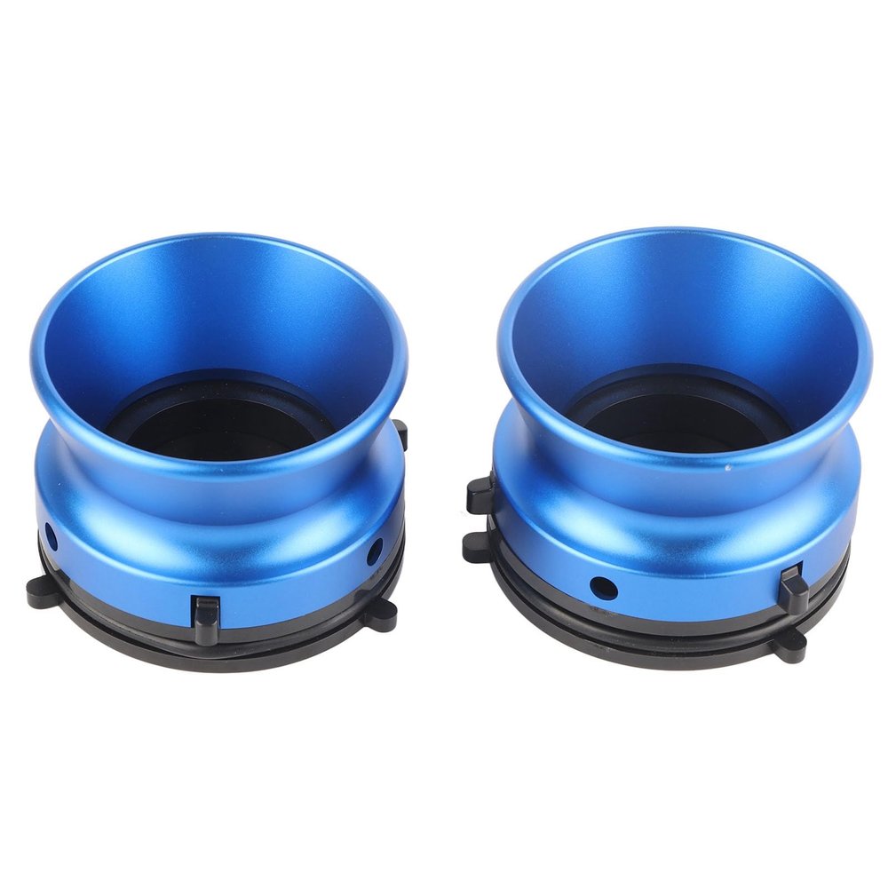 Aluminum 10 Inch Opener, Professional Lockable Easy Installation 1 Pair Nab Reel Hub Adaptors Universal Loading Device for Reel to Reel Tape Recorders (Blue)