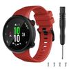 REYDA Silicone Band Compatible for Garmin Swim 2/Forerunner 45, Soft Flexible Breathable Silicone Watch Band Sport Wristband Metal Buckle Bracelet Replacement Band for Garmin Forerunner 45/Swim 2 view 2