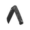 QSP KNIFE PENGUIN XL POCKET KNIFE, CPM20CV BLADE with FLIPPER OPENING, DIFFERENT COLOR TITANIUM HANDLE OPTIONS view 2