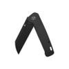 QSP Penguin Plus Folding Pocket Knife, 3.38" CPM20CV Black Blade EDC Knife, Black Titanium Handle, Frame Lock, Ceramic Ball Bearings, Reversible Wire Deep Carry Clip view 2