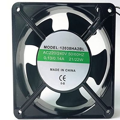 12038HA2BL 220V 0.13A 21W 12038 Cooling Fan 120X120X38mm