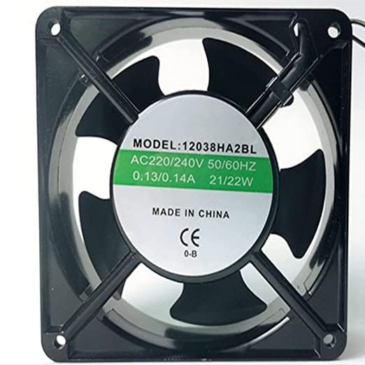 12038HA2BL 220V 0.13A 21W 12038 Cooling Fan 120X120X38mm