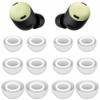 6 Pairs Eartips Compatible with Pixel Buds Pro Ear Tips Buds, Replacement Silicone Rubber Earbuds Gel Earplug Wing Fit in Case Accessories Compatible with Google Pixel Buds Pro - S/M/L White view 1
