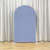 Curved Top Arch Cover Backdrop 3x6ft Mediterranean Portuguese Patchwork Tile Theme Spandex Background for Birthday Wedding Shower Banquet Porcelain Party Decoration view 3