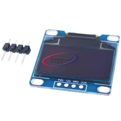 0.96 inch 4pin oled screen 12864 display module serial port parallel port I2C interface (1315,Yellow Blue)