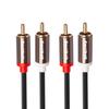 Smithok RCA Cables 2 Pack[Hi-Fi Sound, PVC Jacket, Shielded], 2-Male to 2-Male RCA Audio Stereo Subwoofer Cable Auxiliary Cord for Home Theater,Amplifiers,HDTV,Hi-Fi Systems,Speakers (6.6Ft/2m) view 2
