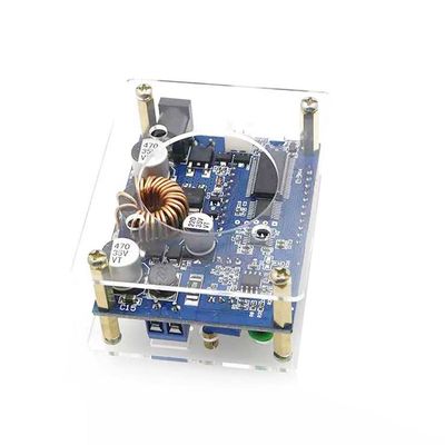ZK-SJVA-4X ZK-4KX Voltage Raising Lowering Module LCD Digital Display Voltmeter Adjustable (ZK-SJVA-4X with shell)