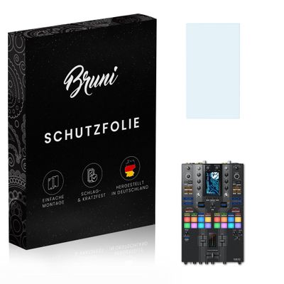 Bruni Screen Protector compatible with Pioneer DJM-S11 Protector Film, crystal clear Protective Film (2X)