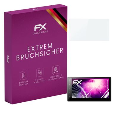 atFoliX Plastic Glass Protective Film compatible with Pioneer SPH-DA360DAB, 9H Hybrid-Glass FX Screen Protector