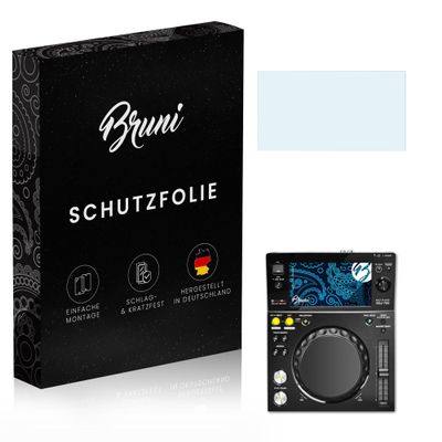 Bruni Screen Protector compatible with Pioneer XDJ-700 Protector Film, crystal clear Protective Film (2X)