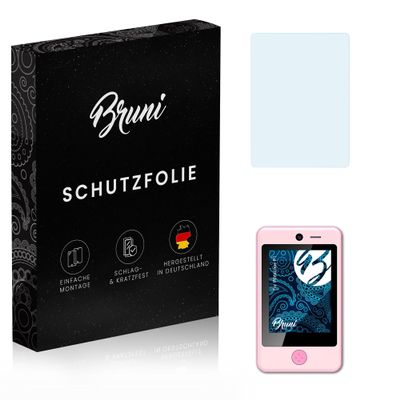 Bruni Screen Protector compatible with Pthtechus P1 Protector Film, crystal clear Protective Film (2X)