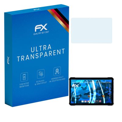 atFoliX Screen Protection Film compatible with Brondi Amico Tablet Screen Protector, ultra-clear FX Protective Film (2X)