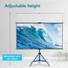 Small Portable Projector Screen Tripod Stand -lejiada Mobile Projection Screen, Lightweight Carry & Durable Easy Adjustablle for Schools Meeting Conference Indoor Outdoor Use, 60 Inch view 3