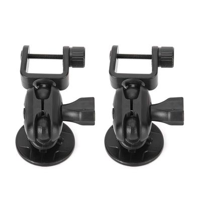 Serounder Dash Camera Bracket,2pcs Mini Universal Dash Camera Mount Bracket Dashboard Recorder Suction Cup 360 Degree Adjustable Mount Support (U-Shaped Head)