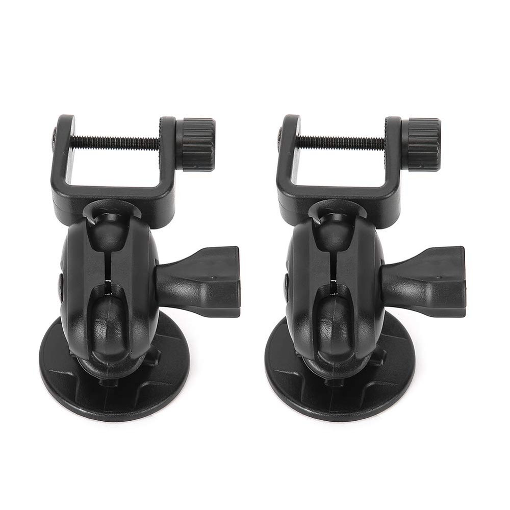 Serounder Dash Camera Bracket,2pcs Mini Universal Dash Camera Mount Bracket Dashboard Recorder Suction Cup 360 Degree Adjustable Mount Support (U-Shaped Head)