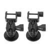 Serounder Dash Camera Bracket,2pcs Mini Universal Dash Camera Mount Bracket Dashboard Recorder Suction Cup 360 Degree Adjustable Mount Support (U-Shaped Head) view 1