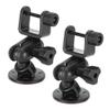 Serounder Dash Camera Bracket,2pcs Mini Universal Dash Camera Mount Bracket Dashboard Recorder Suction Cup 360 Degree Adjustable Mount Support (U-Shaped Head) view 3