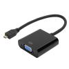 Micro to VGA Video Converter,Micro HDMI to VGA Video Converter Adapter Micro to VGA Video Converter Adapter 1080P,for 4B (Micro to VGA) view 3