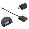 Micro to VGA Video Converter,Micro HDMI to VGA Video Converter Adapter Micro to VGA Video Converter Adapter 1080P,for 4B (Micro to VGA) view 4