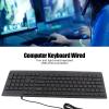 Bilingual Chinese English Computer Keyboard, Wired Chinese USB PC Keyboard Silent Typing, 108Keys Full Sized Chinese Learning Keyboard for Home, Office view 2
