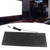 Bilingual Chinese English Computer Keyboard, Wired Chinese USB PC Keyboard Silent Typing, 108Keys Full Sized Chinese Learning Keyboard for Home, Office view 4