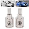 0 Gauge To 8 Gauge Reducer,0 To 4 Gauge Reducer,4 Gauge To 8 Gauge Reducer,Vehicle Amplifier Power Cable Terminals,2pcs Amp Input Reducer Adapter 0 Gauge to 4 Gauge High Power Brass Plated for Car view 3