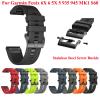 BUDAY 26 22MM Silicone Quick Release Watchband Strap for Garmin Fenix 7 7X 6X 5X 3 3HR Watch Easyfit Wrist Band Strap (Color : Yellow, Size : 22mm Fenix 6 Pro) view 2