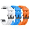 BUDAY 26 22MM Silicone Quick Release Watchband Strap for Garmin Fenix 7 7X 6X 5X 3 3HR Watch Easyfit Wrist Band Strap (Color : Yellow, Size : 22mm Fenix 6 Pro) view 3