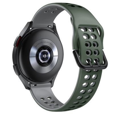 AXTI Smart Watch Band For Garmin Forerunner 245 Silicone Bracelet Strap For Garmin Vivoactive 3 /Forerunner 245M 645 Wristband (Color : Army Gray, Size : Forerunner 645)