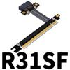 ADT-Link R31SF R31SL R31SL PCI Express 3.0 pcie 16x to 1x gen3 8G/BPS 16x Male 1x Female (30cm, R31SL) view 2