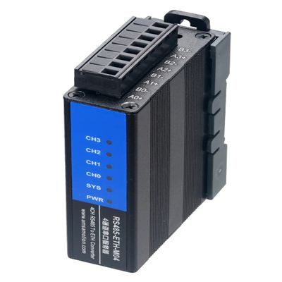 RS485-ETH-M04 Industrial-Grade Four-Serial Device Server Ethernet to RS232/485/422-ETH Internet of Things Communication