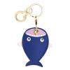 BORKUANA Leather Keychain Holder Case Compatible with Apple AirTag, Cute Protective Air Tag Cover With Keychain Ring, Anti-Scratch Finder GPS Tracker Case for Wallet Keys(Fish) view 1