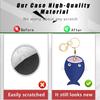 BORKUANA Leather Keychain Holder Case Compatible with Apple AirTag, Cute Protective Air Tag Cover With Keychain Ring, Anti-Scratch Finder GPS Tracker Case for Wallet Keys(Fish) view 4