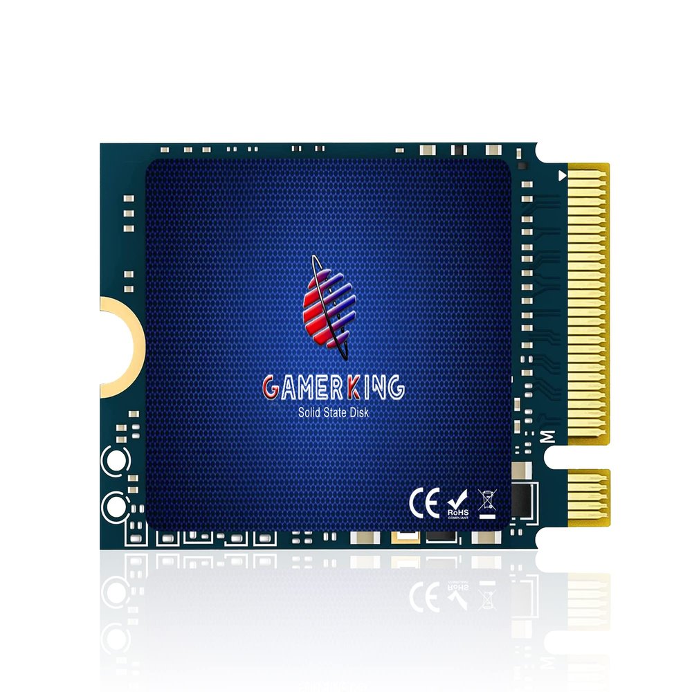 GAMERKING 1TB M.2 2230 SSD NVMe PCIe Gen 4.0X4 Internal Solid State Drive, Compatible with PS5,Steam Deck, Microsoft Surface, Ultrabook, Laptop, Desktop,GPD (M.2 2230 PCIe 4.0, 1TB)