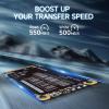 fanxiang S301 256GB mSATA SSD Mini SATA III 6Gb/s Internal Solid State Drive, 3D NAND, Compatible with Ultrabook Desktop PC Laptop view 3