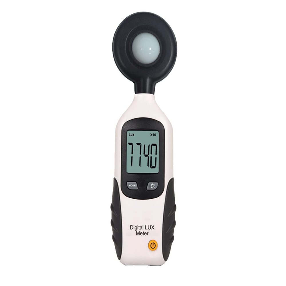 QIYUDS Digital Illuminance Light Meter Lux Tester Luxmeter, Handheld Environment Luminometer Photometer with Automatic Correction, for Photography Garden