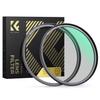 K&F CONCEPT Magnetic 77mm Polarizing Filter+ Magnetic Basic Ring Kit Waterproof Scratch Resistant Circular Polarizer Filter with 28 Multi-Coatings for Camera Lens (Nano-X Series) view 1