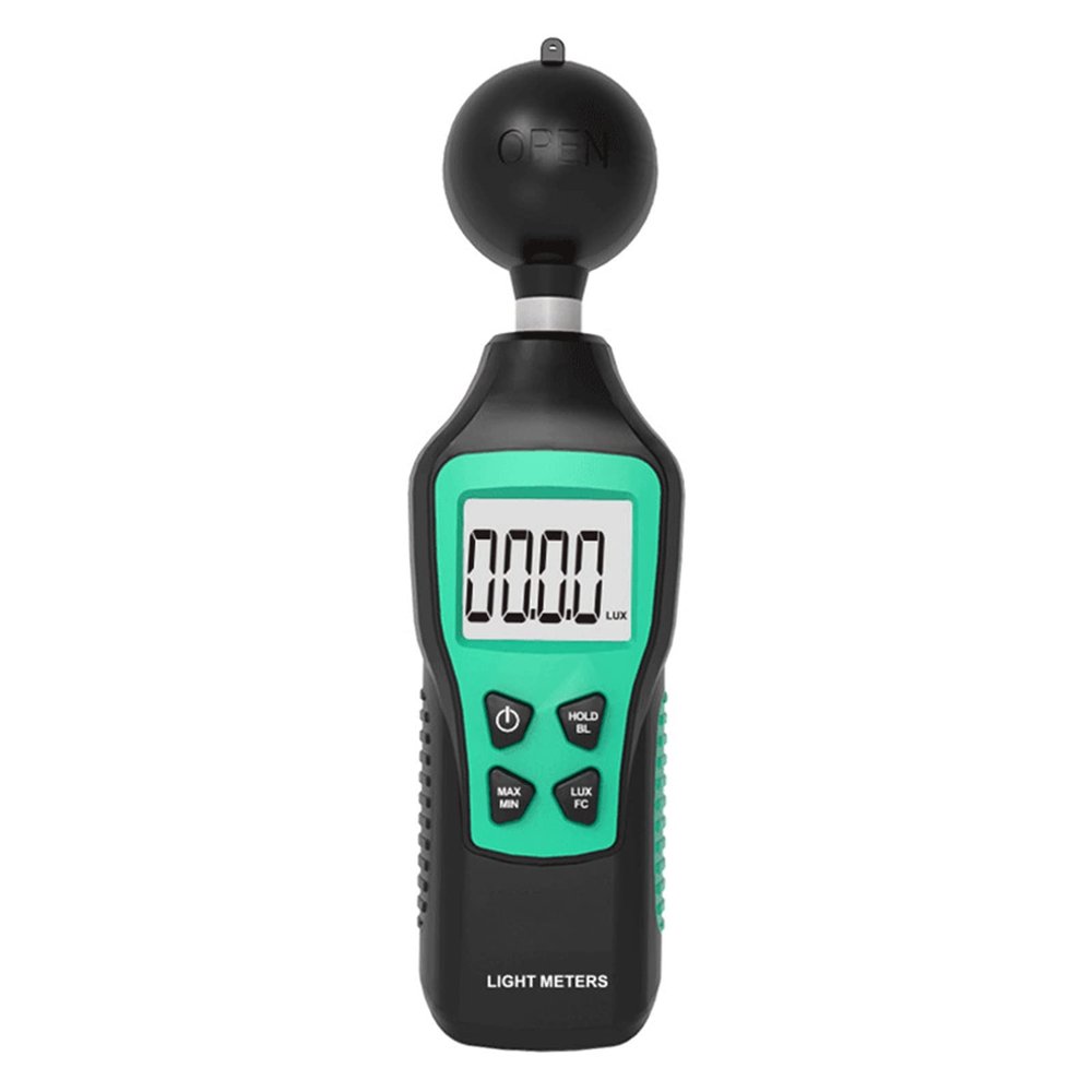 QIYUDS Light Meter, Lux Meter Lumens Digital Illuminance Meter, Luxmeter for Film Photography, Portable LED Display Visible Light Tester for Public Stores