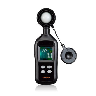QIYUDS Light Meter, Handheld Lux Meter for Ambient Light Intensity Monitoring, Digital Photometer, Photo Illuminance Sensor with Illumination Unit Conversion, for Homes