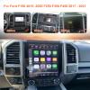 ZWNAV Android 11 Tesla Car Stereo for Ford F150 2015-2020 F250 F350 F450 2017-2021, Qualcomm Snapdragon,128GB ROM, Car GPS Navigation Head Unit, Bluetooth view 2