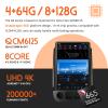 ZWNAV Android 11 Tesla Car Stereo for Ford F150 2015-2020 F250 F350 F450 2017-2021, Qualcomm Snapdragon,128GB ROM, Car GPS Navigation Head Unit, Bluetooth view 4