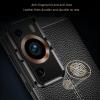 KVIBEO Case for Huawei P60/P60 Pro, Litchi Grain Shockproof Protective Cover with Camera Protection and Heat Dissipation Anti-Fingerprint Protective Cover,Blue,P60 Pro 6.67" view 2