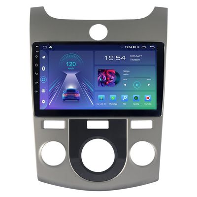 ASURE 9 inch Android 14 Car Stereo Radio for Kia Forte Cerato 2011-2013 with Manual A/C, 2+64G in-Dash GPS Navigation Unit with Wireless Carplay,Android Auto,1280x800 Touchscreen Video Player