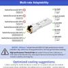 [10 Pack] 1.25/2.5/5/10G SFP+ to RJ45 Transceiver, 10Gbase-T SFP+ Ethernet Copper Module for Cisco SFP-10G-T-S, MikroTik S+RJ10, Ubiquiti UF-RJ45-10G, Netgear, TP-Link, Fortinet (CAT.6a/CAT7, 30m) view 3