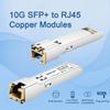 [2 Pack] 1.25/2.5/5/10G SFP+ to RJ45 Transceiver, Copper SFP+ Module, Cat.6a/7, up to 30m, for Cisco SFP-10G-T-S, MikroTik S+RJ10, Ubiquiti UF-RJ45-10G, Netgear AXM765, Netgear, TP-Link, Fortinet view 3