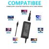 LJO-EEIH 12v Power Cable AC Adapter Compatible with LG Monitor Power Cord,Compatible Sceptre Series 32" 30" 27" 24" 22" 20" 19" E248W E225W E205W E275W Monitor LED Strip Light CCTV Cameras view 2
