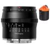 TTArtisan 50mm F1.2 APS-C Manual Focus Large Aperture Lens Compatible with Fuji Fujifilm X XF Mount Black X-A10 X-T3 X-T4 X-H1 X-T200 X-T20 X-T100 X-PRO2 X-PRO3 X-E1 X-E2 X-E2S Black Color view 1